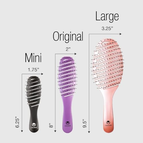 Calista Smoothie Detangler Hairbrush Pink - Original