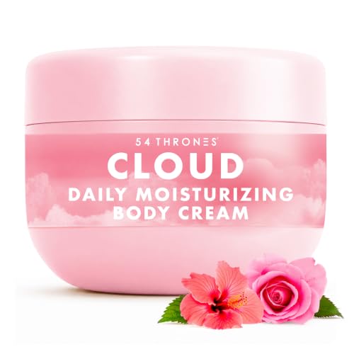 54 Thrones Cloud Body Cream Lotion with Hibiscus & Rose - Barrier Repair & Hydrating