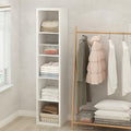 Furinno Cubic Extra Thick 5-Cube Closet Organizer Shelf - White