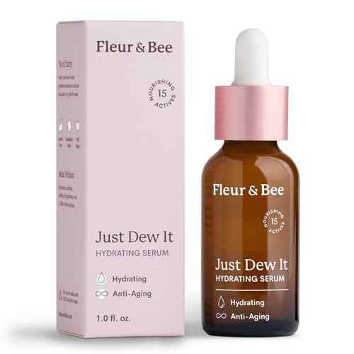 Hydrating Anti-Aging Face Serum with Hyaluronic Acid for Sensitive Dry Skin