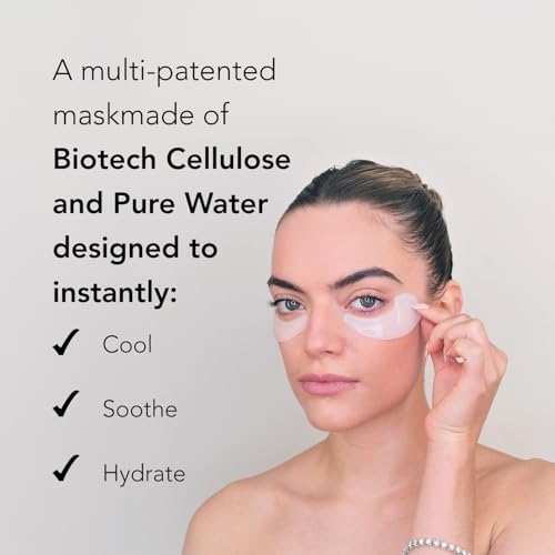Velez Intense Hydration Under Eye Masks - Helps with Puffiness & Ultra Hydrating, Cooling Eye Mask Patches for a Brightening Effect (3 Pairs)