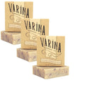 Patchouli Sandalwood Soap Bars - Handmade 3-Pack 4.5 Ounce Varina