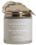 Mary&May Vegan Cica Tea Tree Clay Mask 4.23 oz - Calming & Clarifying