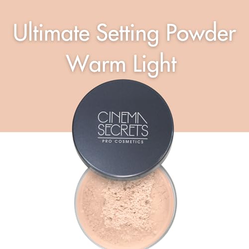 Cinema Secrets Ultralucent Setting Powder Warm Light Talc-Free Loose Mineral Makeup