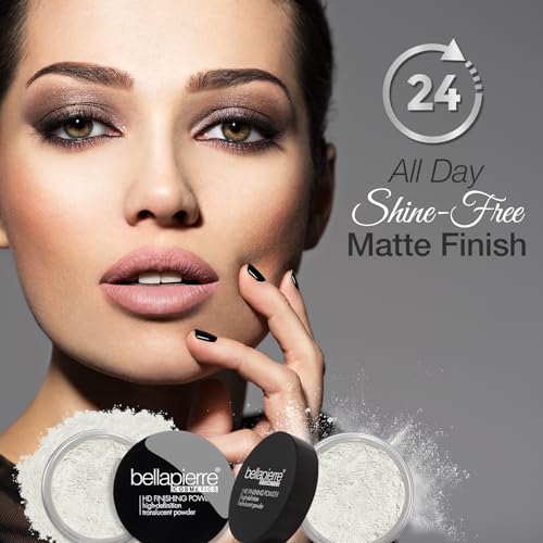 Translucent HD Finishing Powder for Makeup Setting - Mattifying, Silky, Oil-Absorbing, Lightweight, Non-Toxic