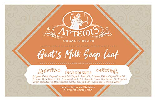Organic Goat's Milk Soap Loaf - Natural Hypoallergenic Bar Soap for Sensitive Skin