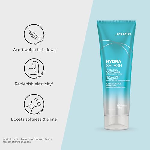 Joico Hydrasplash Hydrating Hair Set with Shampoo Conditioner & Treatment for Fine Hair