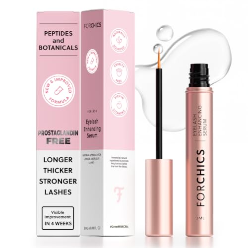 Prostaglandin-Free Eyelash Growth Serum – Rebuilds Thin Lashes, 0.10 Fl Oz