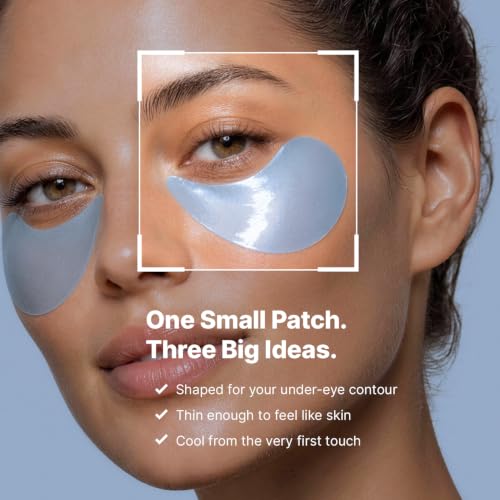 Enaskin Naturals Under Eye Patches Blue 2 Pack for Dark Circles & Puffiness