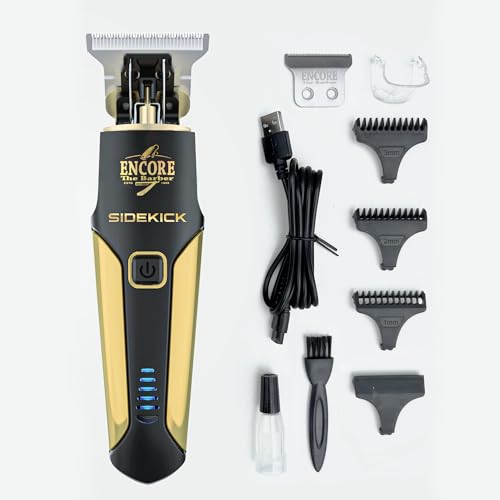 Professional Cordless Hair Trimmer for Men - Precise Grooming Kit, 1.5H Run Time