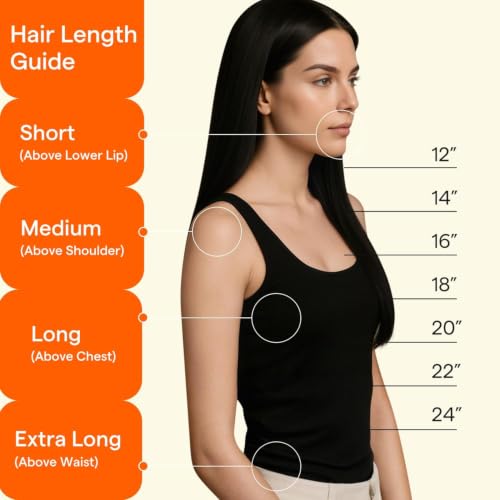 White Blonde Clip-In Hair Extensions - Seamless 12 Inch 4-Piece Set - Variation of TH-#1000
