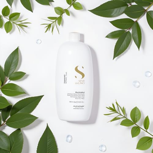 Alfaparf Milano Semi di Lino Diamond Shine Sulfate-Free Shampoo 33.8 Fl Oz