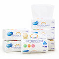 Disposable Cotton Facial Towels 660 Count - Soft, Natural, Biodegradable for Sensitive Skin & Wet or Dry Use