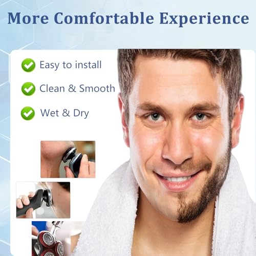 Ruixin 1 Pack Replacement Shaver Head for Philips Norelco Series S2000/S3000 - Compatible with X3052/91, X3001/90, S1311, S1211, S1121, S1015