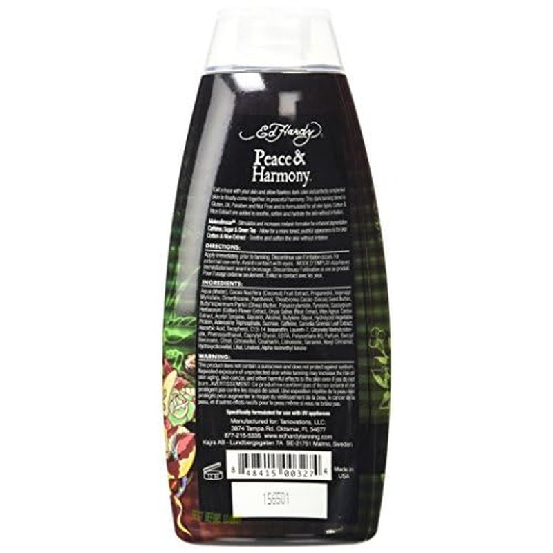 Ed Hardy Peace & Harmony Tanning Intensifier Bronzing Moisturizer Lotion 10 Oz