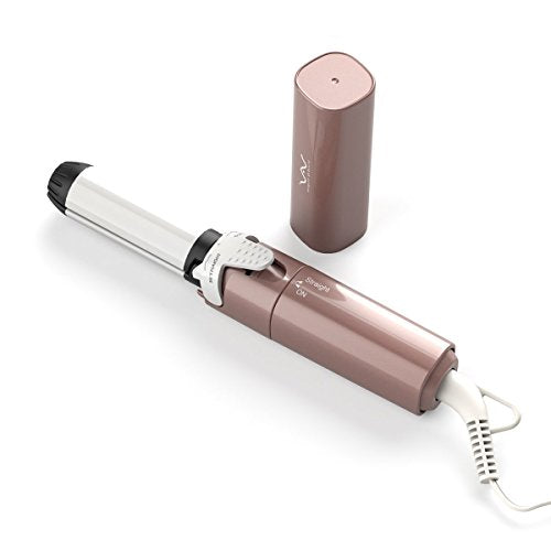 VAV 2-in-1 Hair Straightener and Curling Iron, 1 Inch Ceramic Flat Iron Travel Size