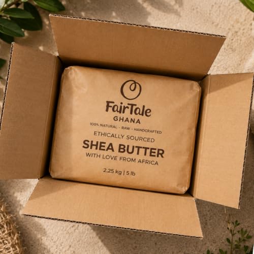Unscented Raw Shea Butter 5 lb - Moisturizing Body & Skin Care from Ghana