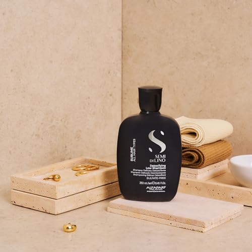 Alfaparf Milano Semi di Lino Detox Sulfate-Free Clarifying Shampoo 8.45 Fl Oz