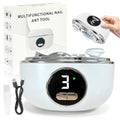 YunLuna 3-in-1 Electric Nail Clipper for Seniors with Light & Grinder