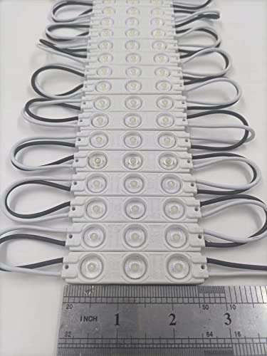 6500K White LED Module 1.5W for Signage Letter Lightbox Pack of 200 - Adhesive Backed