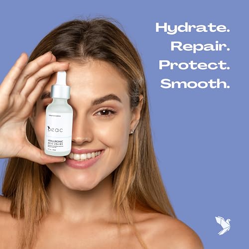 Peac Hyaluronic Acid 2% + B5 Serum 1oz Pack of 2 – Hydrating Facial Serum for All Skin Types
