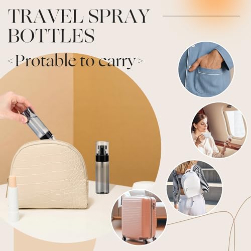 80 Pack 2oz Leak-Proof Spray Bottles for Perfume Hair & Beauty Travel
