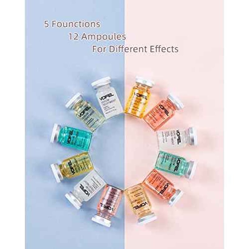 BB Glow Starter Kit BB Glow Serum for Microneedling Serum Ampoule Skin Treatment Kit 0.27oz 12 Vials