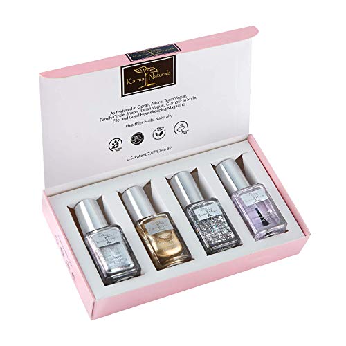 Karma Organic Non-Toxic Vegan Nail Polish Set - Natural, Cruelty-Free, 100 Colors