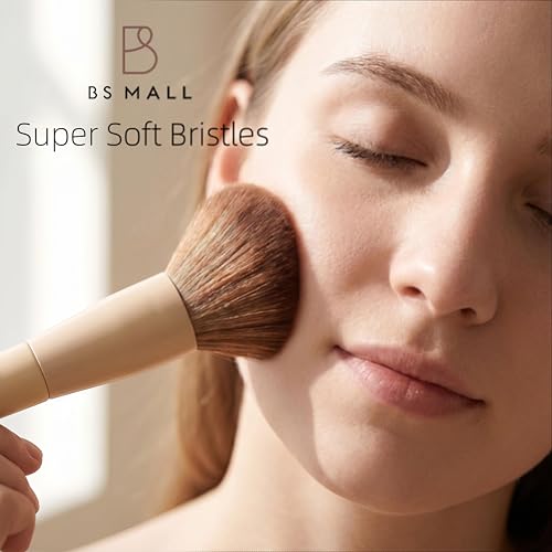 B-Matte Makeup Brush Set with Travel Case 18 Pcs - Professional Quality