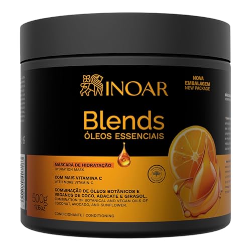 Moisturizing Hair Mask with Vitamin C & Argan Oil for Dry Hair - Vegan & Cruelty-Free, 17.64 Fl Oz