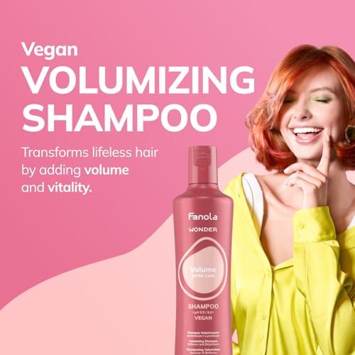 Fanola Wonder Volumizing Hair Shampoo & Root Lifting Cleanser - 33.8 Fl Oz