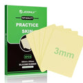 Jconly Professional Reusable Tattoo Practice Skin 5 Pack 12x8 inch Silicone for Artists