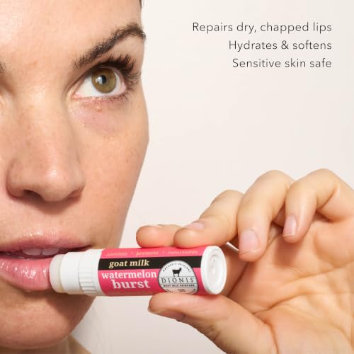 Dionis Watermelon Burst Goat Milk Lip Care Set - Travel 3 Pack