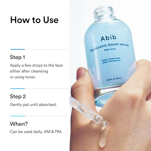 Hyaluronic Boom Serum 1.69 Fl Oz - Nano Water Drop Deep Hydration & Plumping for Sensitive Skin - Variation of THIS listing
