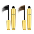 Vegan Black & Brown Mascara for Sensitive Eyes, Natural Hypoallergenic mascara, Lengthening and Volumizing for Natural Looking, Cruelty Free, Ophthalmologist Tested- By Gaya cosmetics