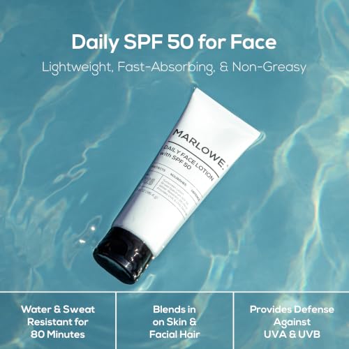 Facial Moisturizer with SPF 50 - Daily Sunscreen Lotion, 3.4 oz – Variation of THIS listing