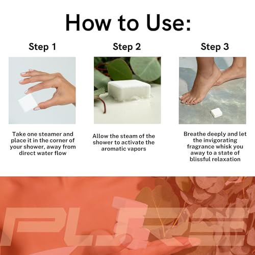 Men's Lavender Shower Steamers 12 Pack - Natural Aromatherapy for Relaxation & Muscle Recovery