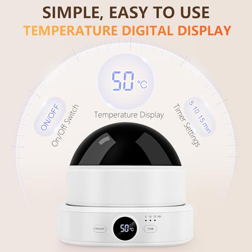 Electric Nail Soaking Bowl with Precise Temperature Control 86-140°F