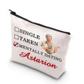 JNIAP BG3 Astarion Makeup Bag BG3 Astarion Gifts Astarion High Elf Gifts Mentally Dating Astarion Zipper Pouch BG3 Astarion Merch (Mentally Dating mb)