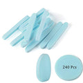 240 Count Compressed Facial Sponges for Makeup Removal & Exfoliating - Blue - Pack of 1
