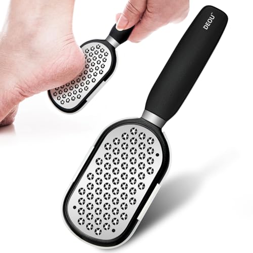 DEOU Metal Foot File Black - Callus Remover for Dead Skin & Heel Repair