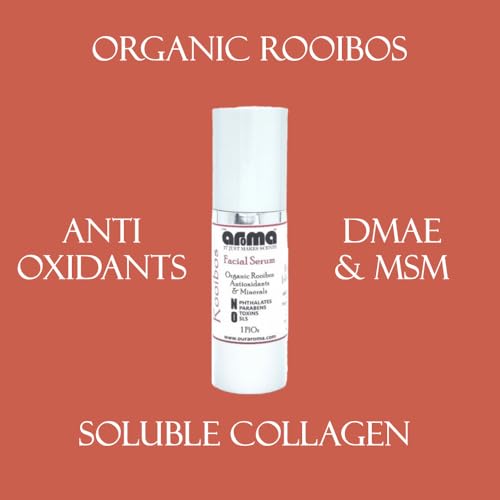 Our Aroma Rooibos Tea Infused Facial Serum for Sensitive and Aging Skin - 1 FlOz