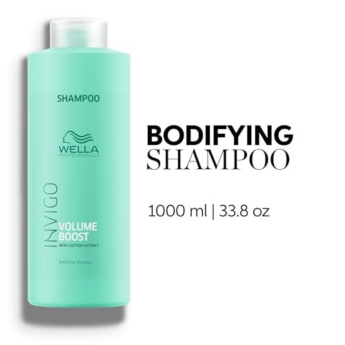 Wella Professionals Invigo Volume Boost Shampoo For Added With Bodyfying Spring Blend