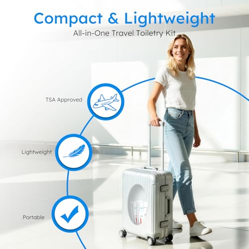 Bulk Travel Hygiene Kits 50 Sets Individually Packaged Personal Care Travel Set