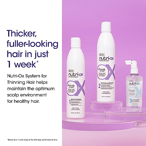 Nutri-Ox Gentle Shampoo & Conditioner for Colored & Thinning Hair 33.8 Fl Oz Pack of 2