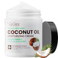 Coconut Oil Moisturizing Cream for Skin & Body, Coconut Oil Lotion for Dry Skin, Coconut Cream Lotion for Face, Hands & Hair, Crema de Coco para la Piel, Fast Absorbing,