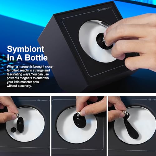 Sovenomund Dancing Ferrofluid Sound Visualizer - Black Liquid Decor