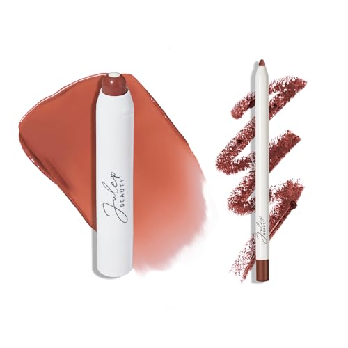 Julep It's Balm: Tinted Lip Balm + Buildable Color, Sahra Sunset & With a Trace Retractable Long-Lasting Lip Liner, Spiced Clove