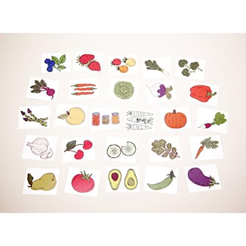 Pop-Up Tattoo Parlor: 100 Temporary Vegetable Tattoos