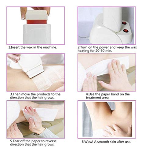 Portable Triple Depilatory Wax Warmer with Heater Base - Hair Removal